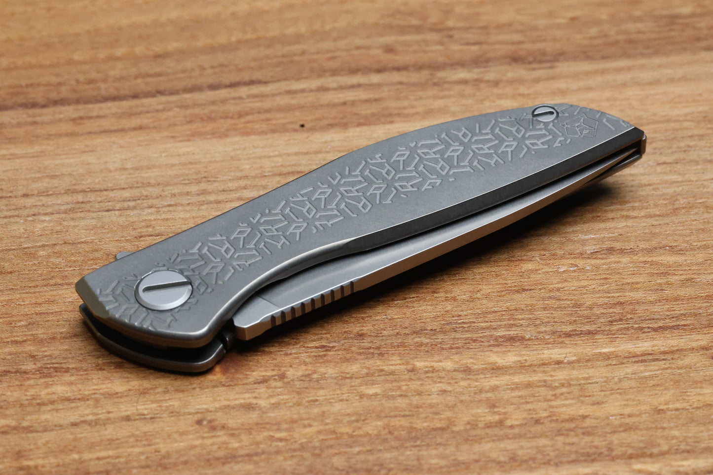 SHIROGOROV KNIVES NEON R1P GEN. 2 - TITANIUM HANDLE - ELMAX BLADE - MRBS