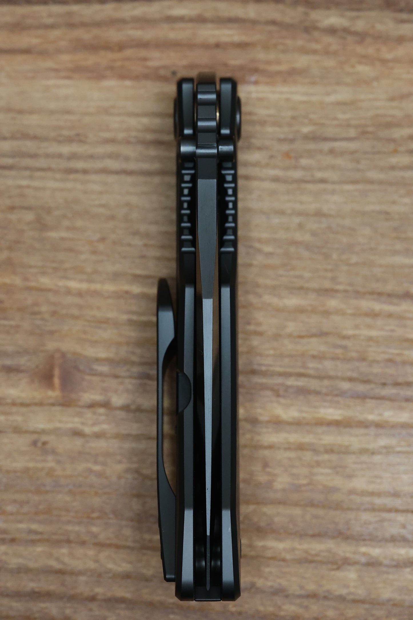 CUSTOM KNIFE FACTORY ROTTEN DESIGN EVO T BARKED DLC W/ DLC S90V