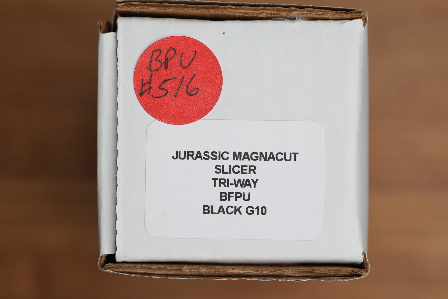 HINDERER KNIVES JURASSIC MAGNACUT SLICER TRI-WAY BFPU - BFPU #516 (PREOWNED)