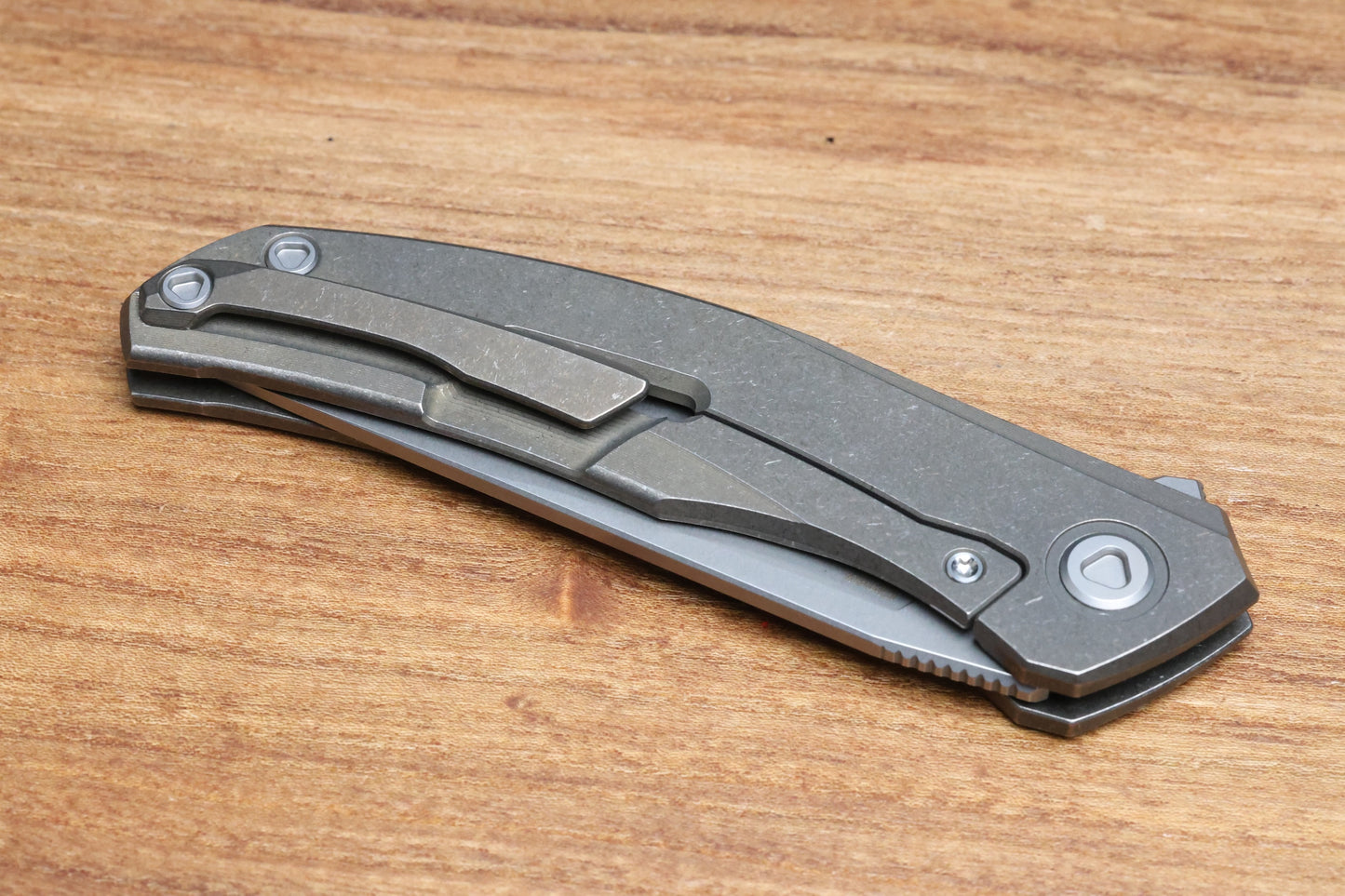 SHIROGOROV URSUS Q95 TI - BRONZE TITANIUM HANDLE - ELMAX BLADE - MRBS