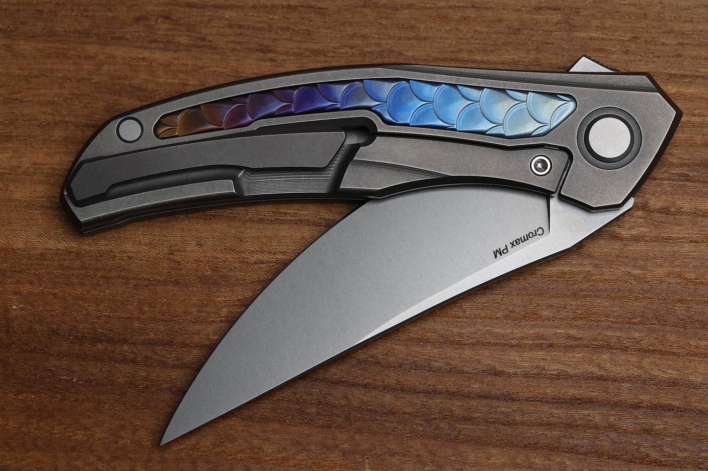 SHIROGOROV KNIVES / JOHN BARKER QUANTUM DRAGON "SPECTRUM" – CROMAX PM BLADE – MRBS