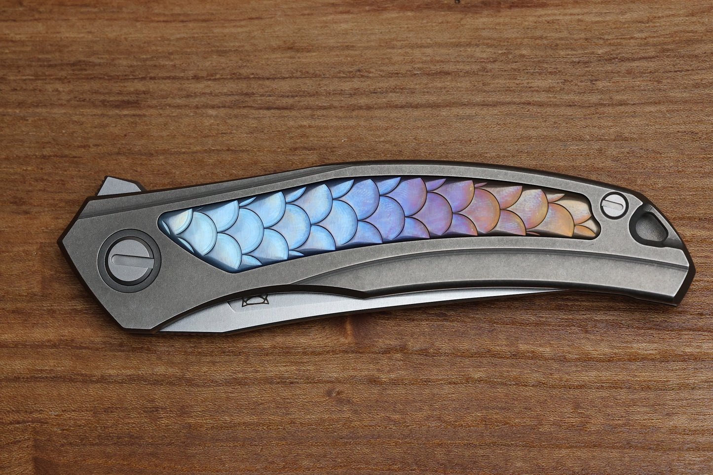 SHIROGOROV KNIVES / JOHN BARKER QUANTUM DRAGON "SPECTRUM" – CROMAX PM BLADE – MRBS