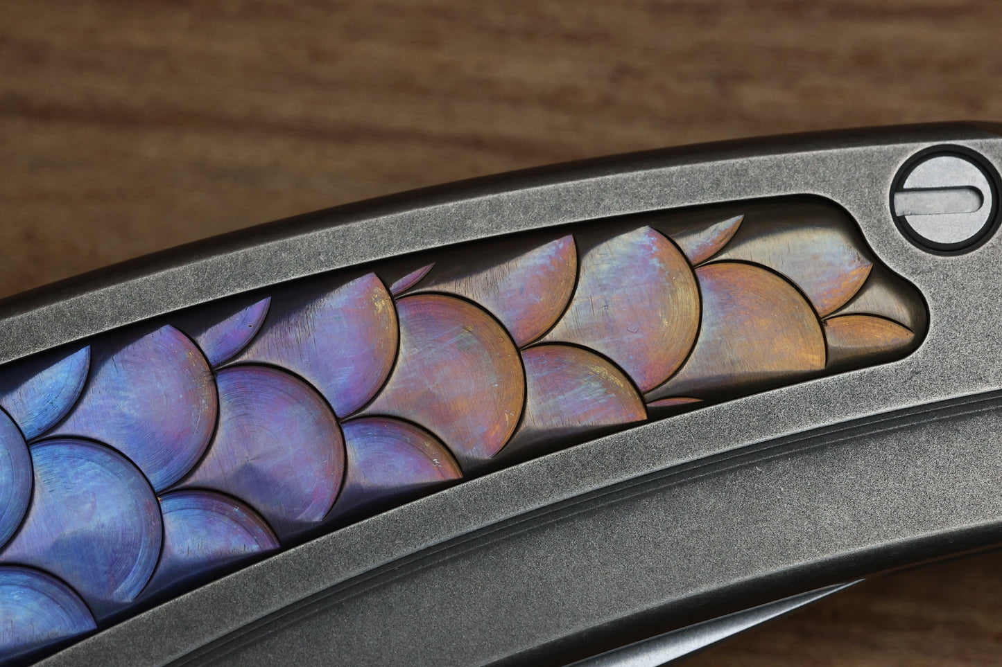 SHIROGOROV KNIVES / JOHN BARKER QUANTUM DRAGON "SPECTRUM" – CROMAX PM BLADE – MRBS