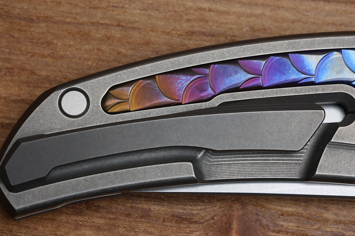 SHIROGOROV KNIVES / JOHN BARKER QUANTUM DRAGON "SPECTRUM" – CROMAX PM BLADE – MRBS