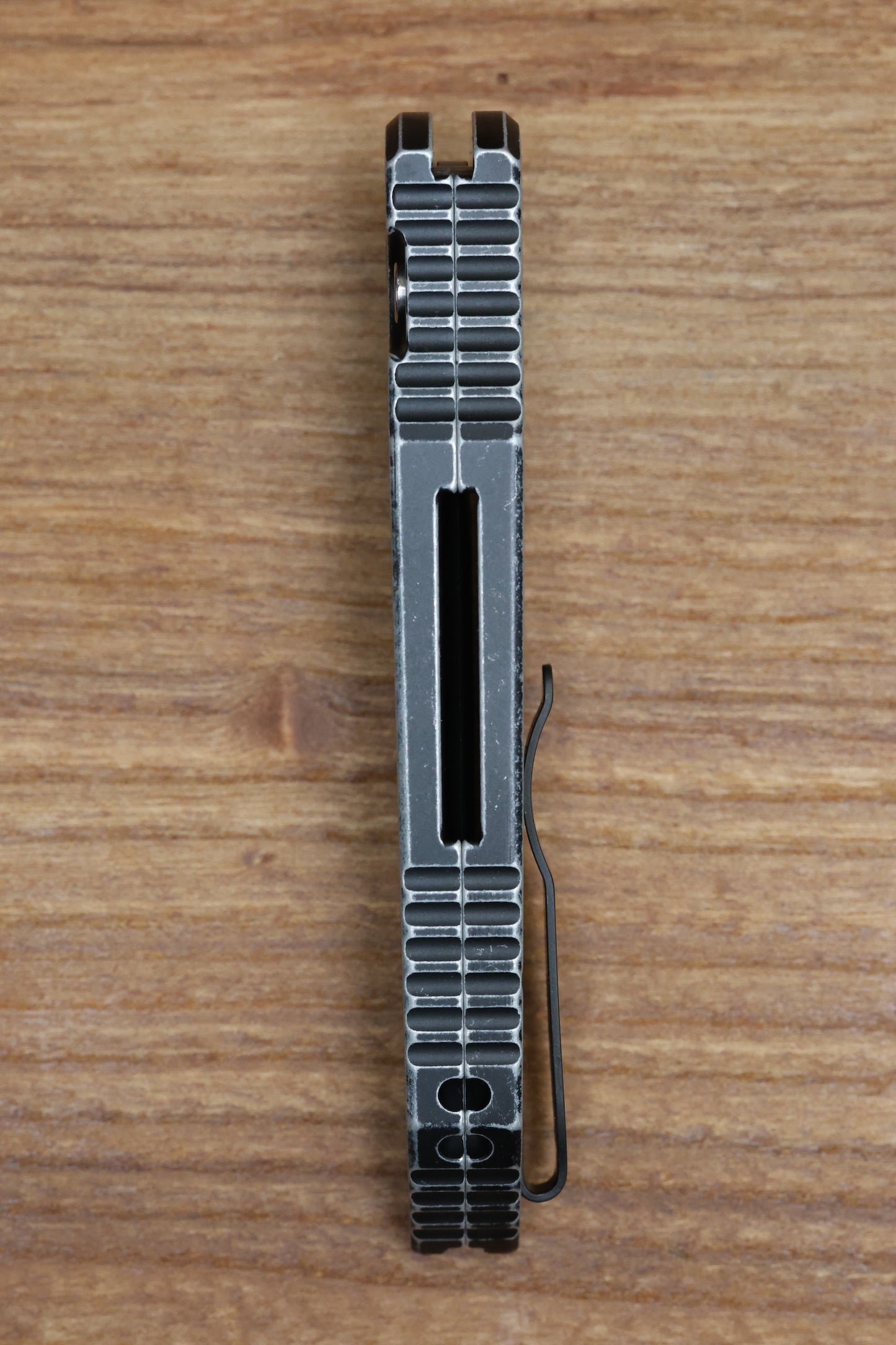 PRO-TECH TR-3 INTEGRITY MANUAL RELIC BATTLEWORN ALUMINUM HANDLES W/ ACID WASHED S35 2024.BLADEWEST.06