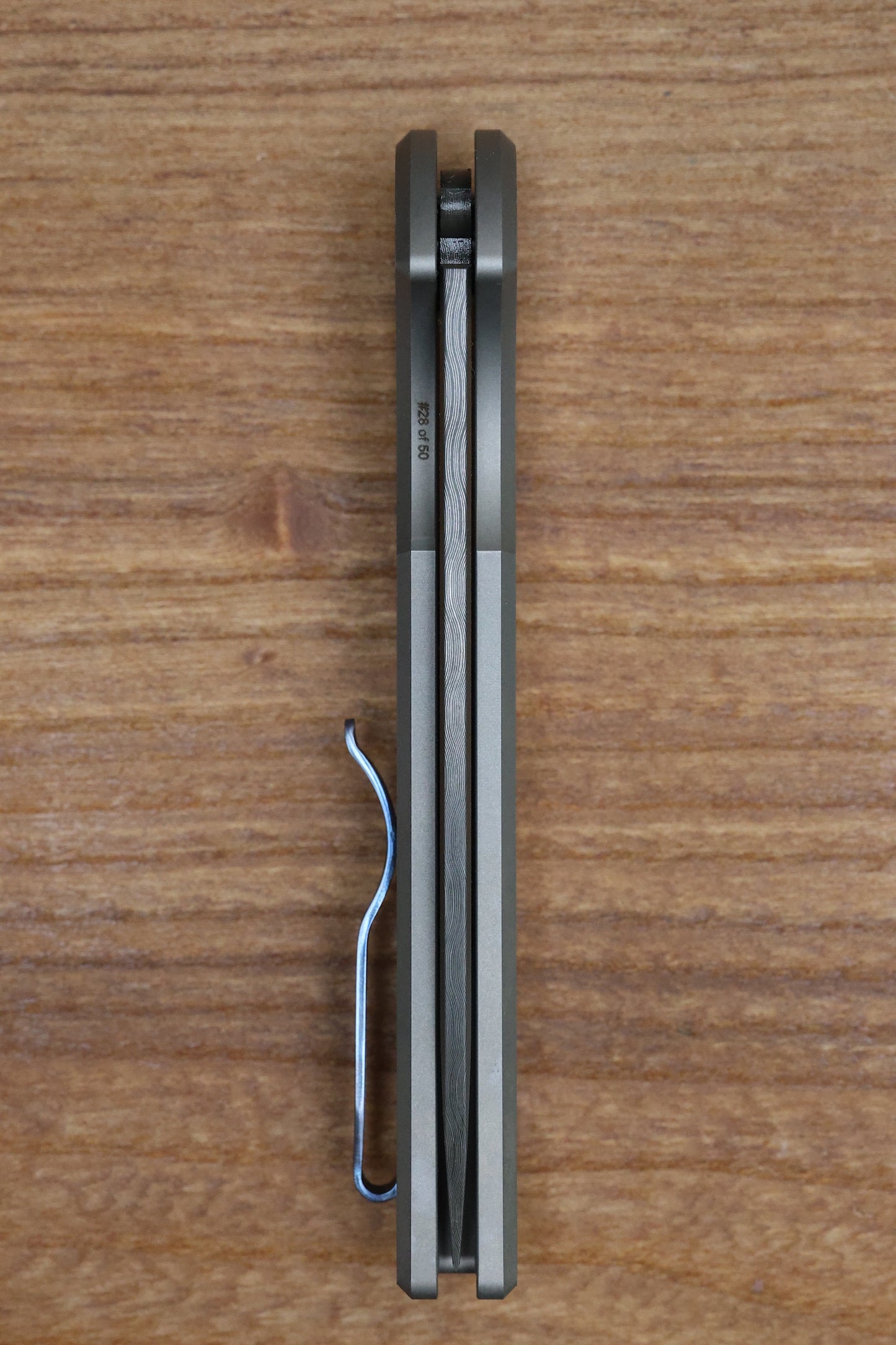 PRO-TECH MORDAX STAINLESS GRIDLOCK HANDLE & DAMASCUS MX101 2024 CUSTOM 003