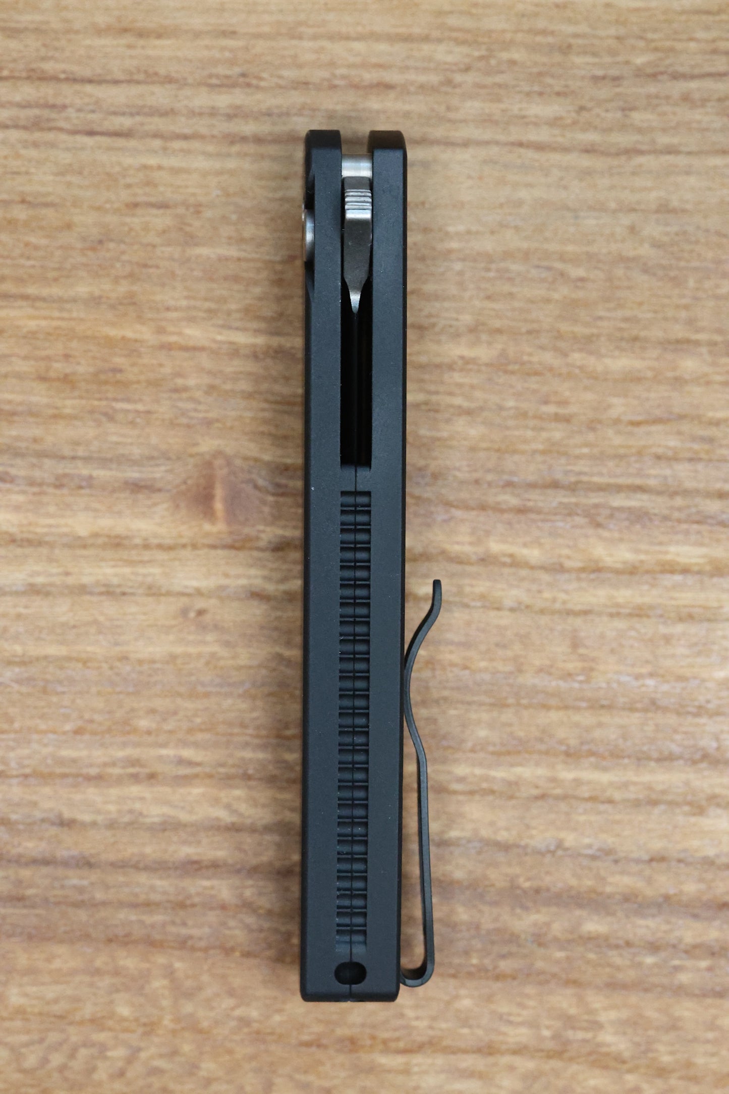 PRO-TECH MALIBU SMOOTH BLACK HANDLE & STONEWASH 20CV REVERSE TANTO BLADE 5201