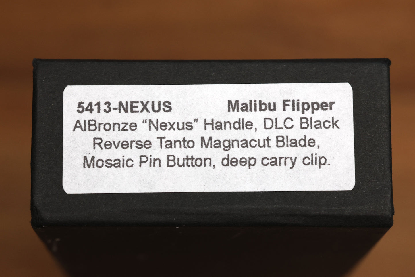 PRO-TECH MALIBU NEXUS ALBRONZE HANDLE W/ MOSAIC BUTTON & MAGNACUT 5413-NEXUS
