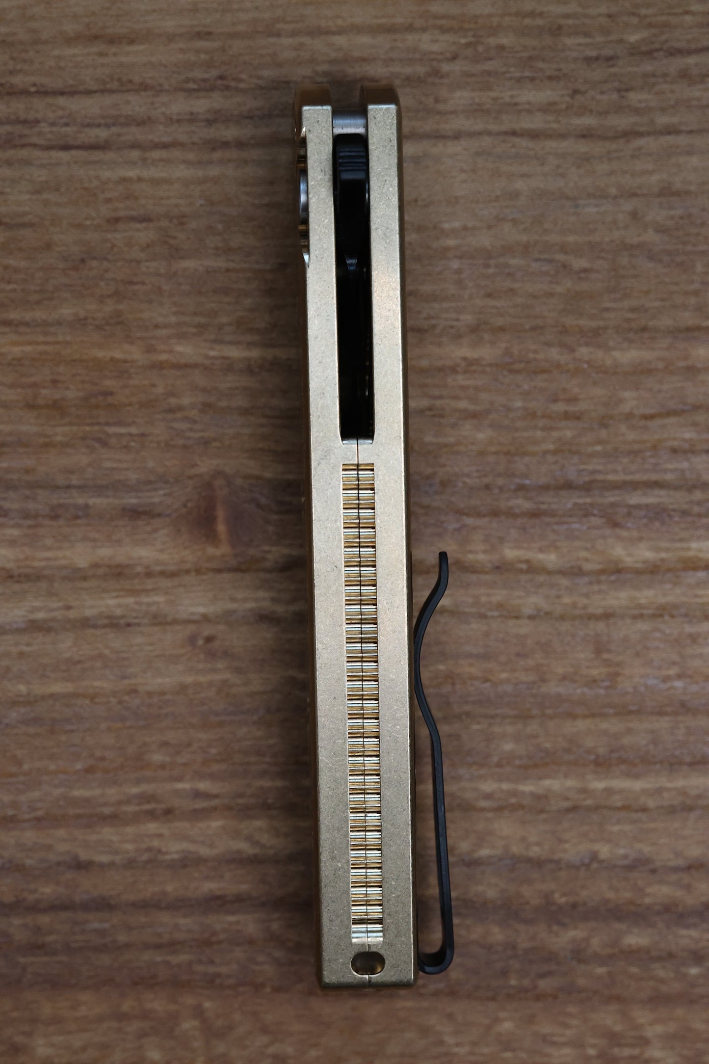 PRO-TECH MALIBU NEXUS ALBRONZE HANDLE W/ MOSAIC BUTTON & MAGNACUT 5413-NEXUS