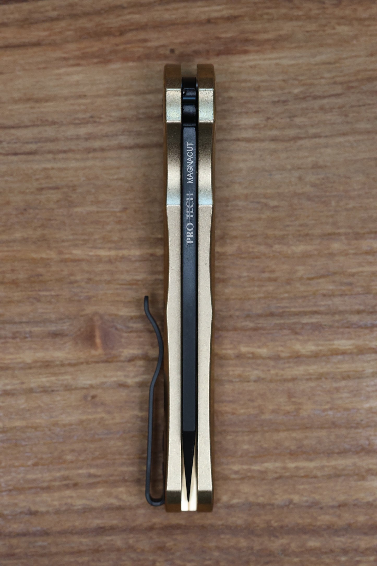 PRO-TECH MALIBU NEXUS ALBRONZE HANDLE W/ MOSAIC BUTTON & MAGNACUT 5413-NEXUS