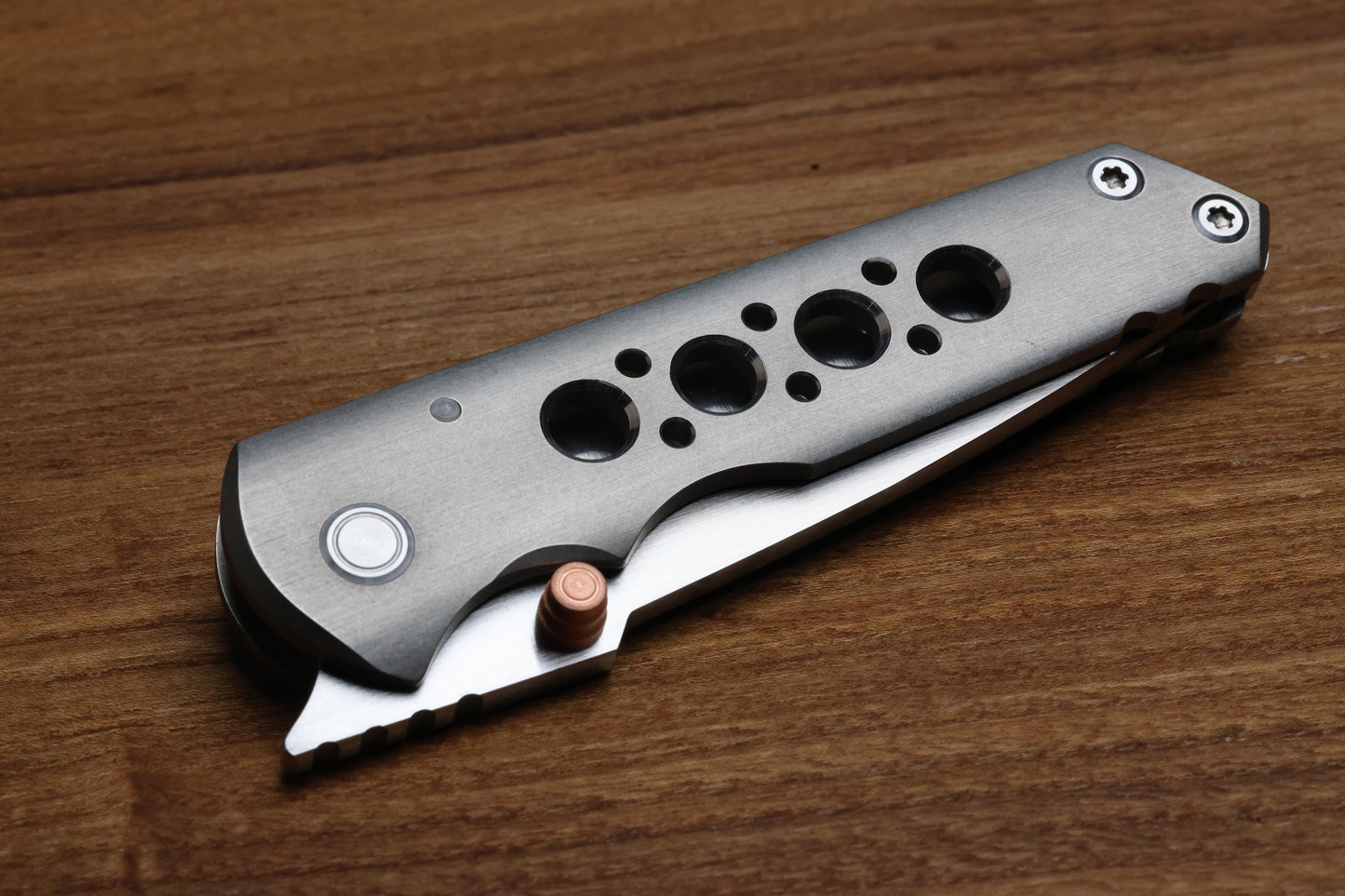 SERGEY ROGOVETS SRT TITANIUM FRAME LOCK FOLDER MAGNACUT S/N 2602
