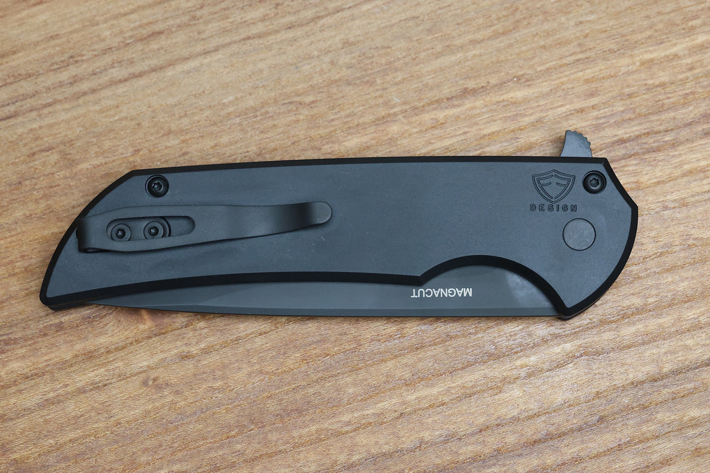PRO-TECH MORDAX BLACK HANDLES & DLC MAGNACUT MX103