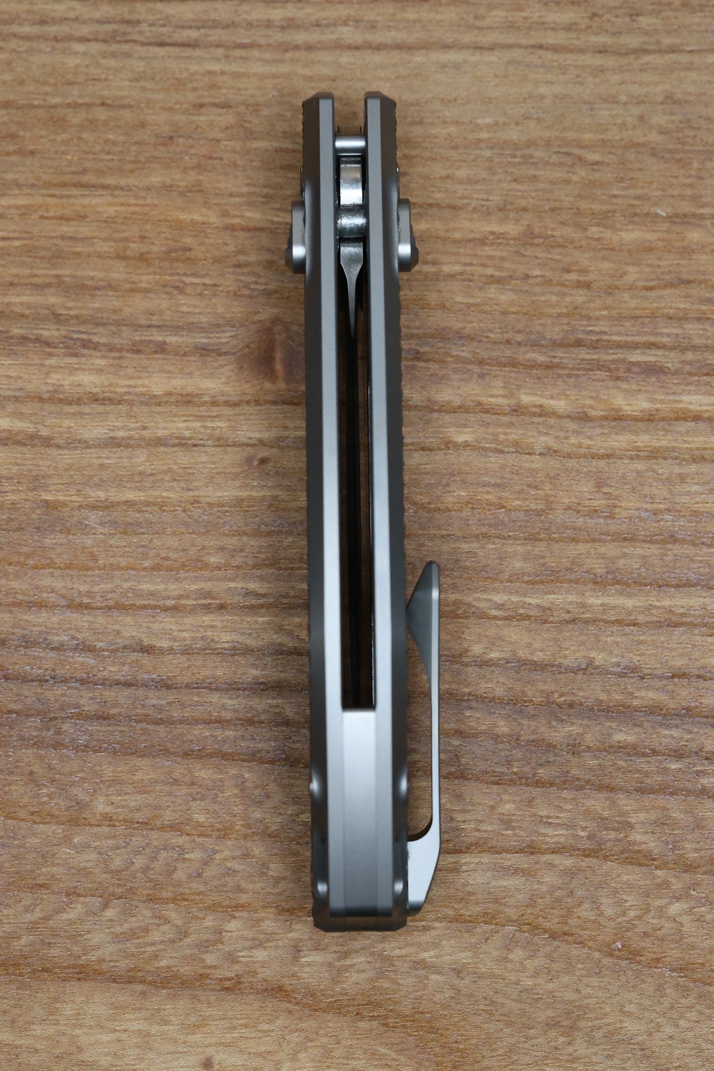 KUNWU KNIVES DJANGO DIAMOND TI HANDLES & SATIN ELMAX