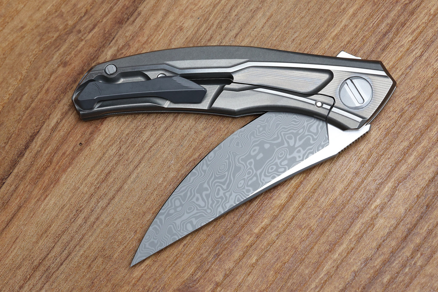 SHIROGOROV MIDIQ SR - TITANIUM HANDLE - ZDI-1046 BLADE - SRRBS