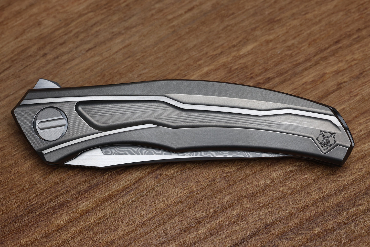 SHIROGOROV MIDIQ SR - TITANIUM HANDLE - ZDI-1046 BLADE - SRRBS