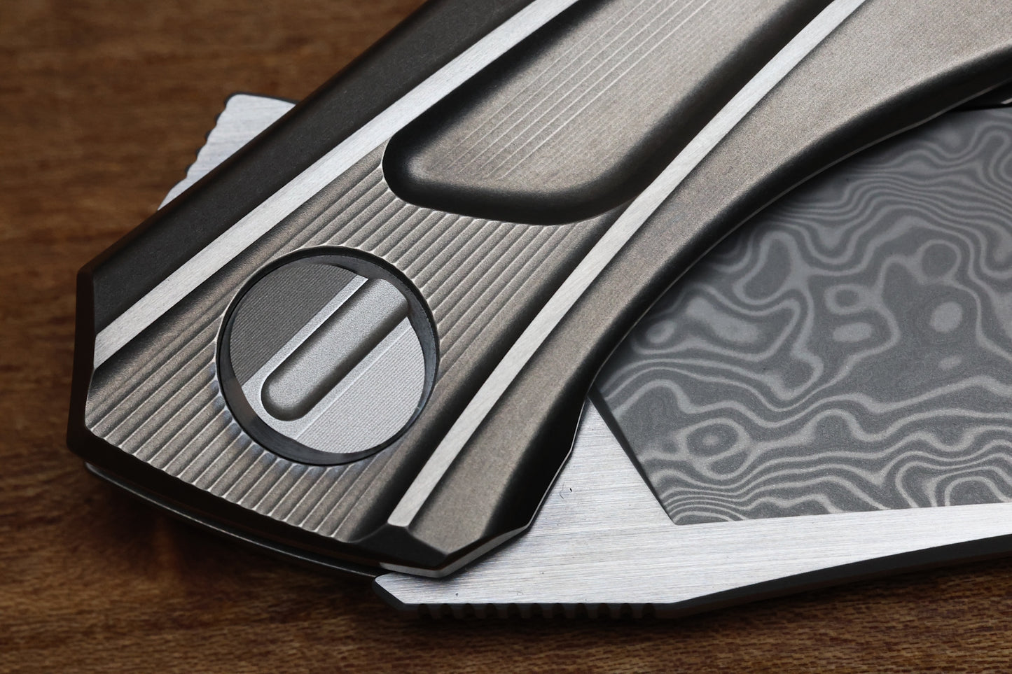 SHIROGOROV MIDIQ SR - TITANIUM HANDLE - ZDI-1046 BLADE - SRRBS