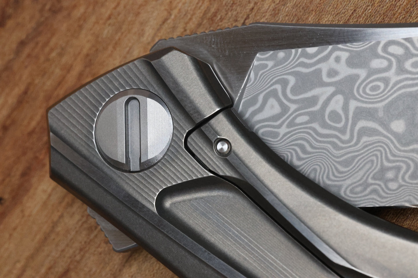 SHIROGOROV MIDIQ SR - TITANIUM HANDLE - ZDI-1046 BLADE - SRRBS