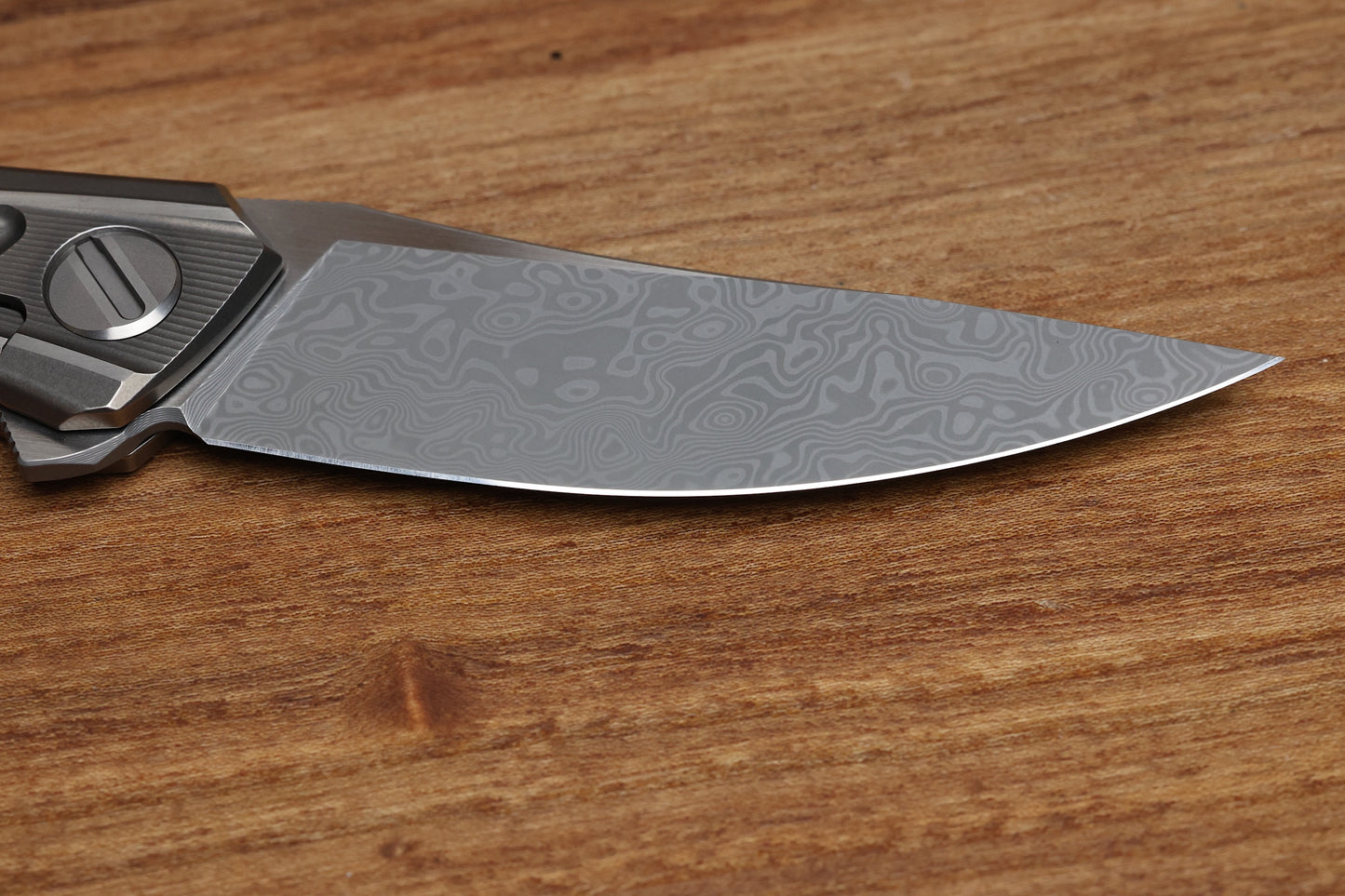 SHIROGOROV MIDIQ SR - TITANIUM HANDLE - ZDI-1046 BLADE - SRRBS