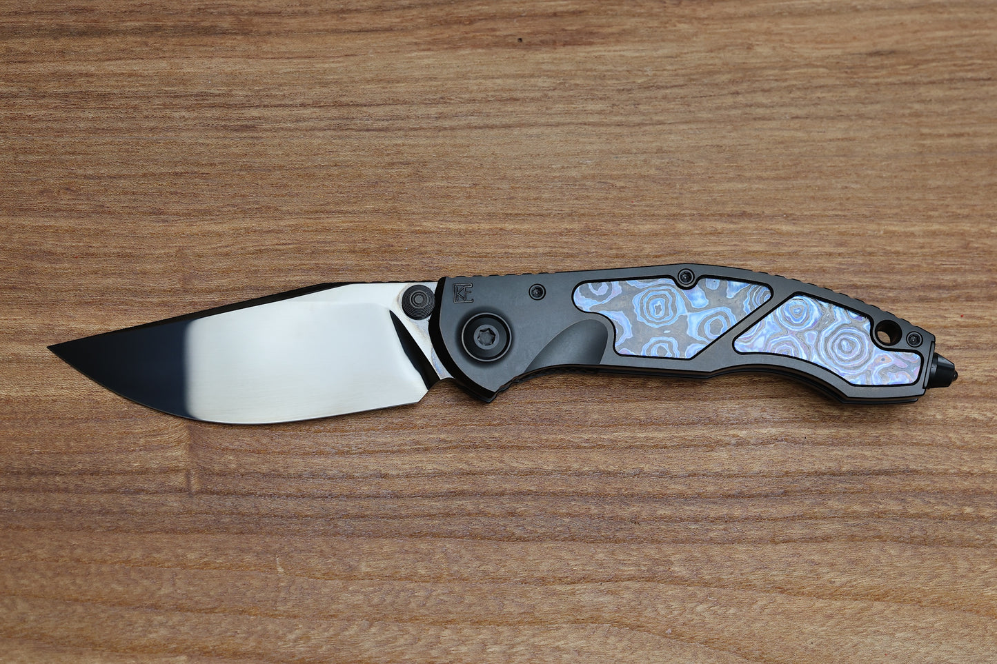 CUSTOM KNIFE FACTORY & ANTHONY MARFIONE SOKOSHA DLC/ZIRCUTI W/ POLISHED DLC M398