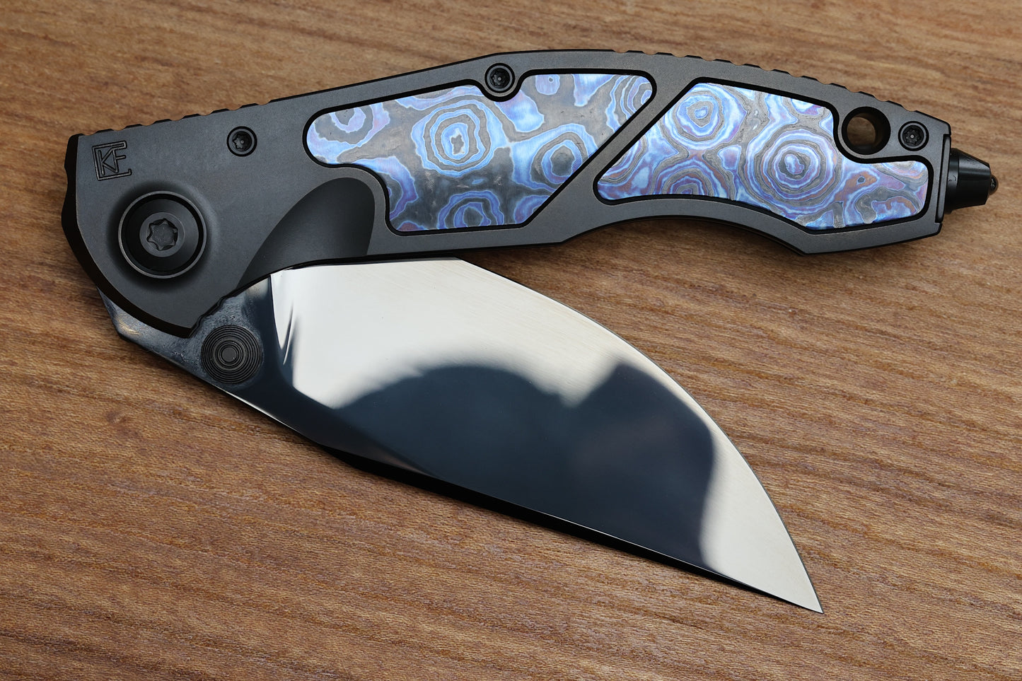 CUSTOM KNIFE FACTORY & ANTHONY MARFIONE SOKOSHA DLC/ZIRCUTI W/ POLISHED DLC M398
