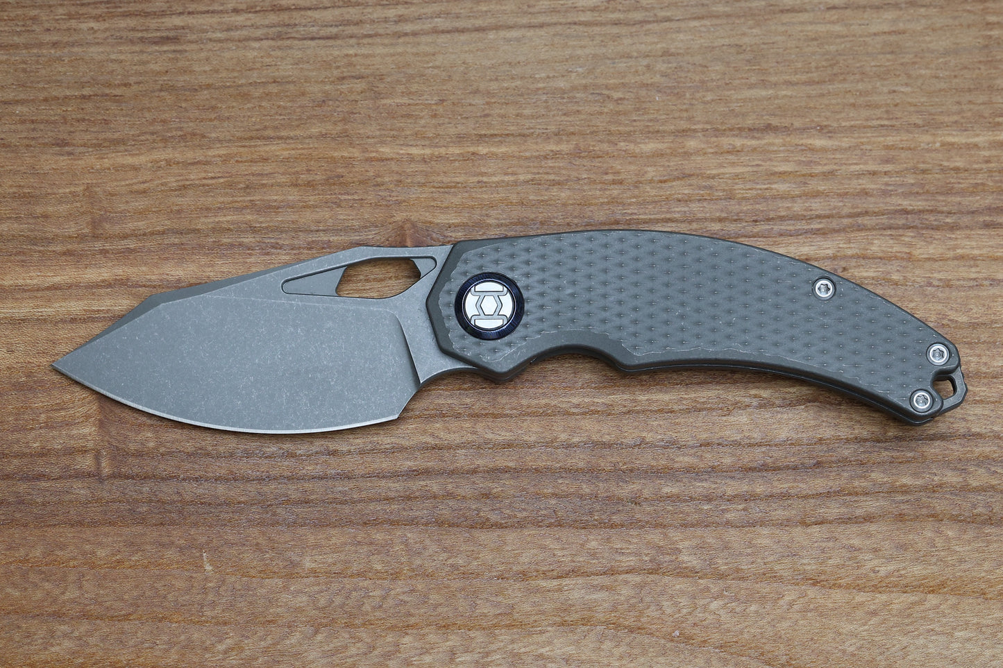 KUNWU COMPADRE DIAMOND TI STONEWASH VANAX BLADE