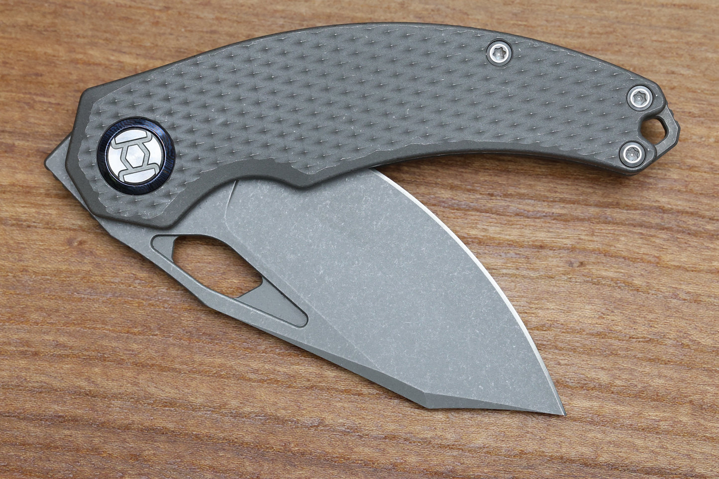 KUNWU COMPADRE DIAMOND TI STONEWASH VANAX BLADE