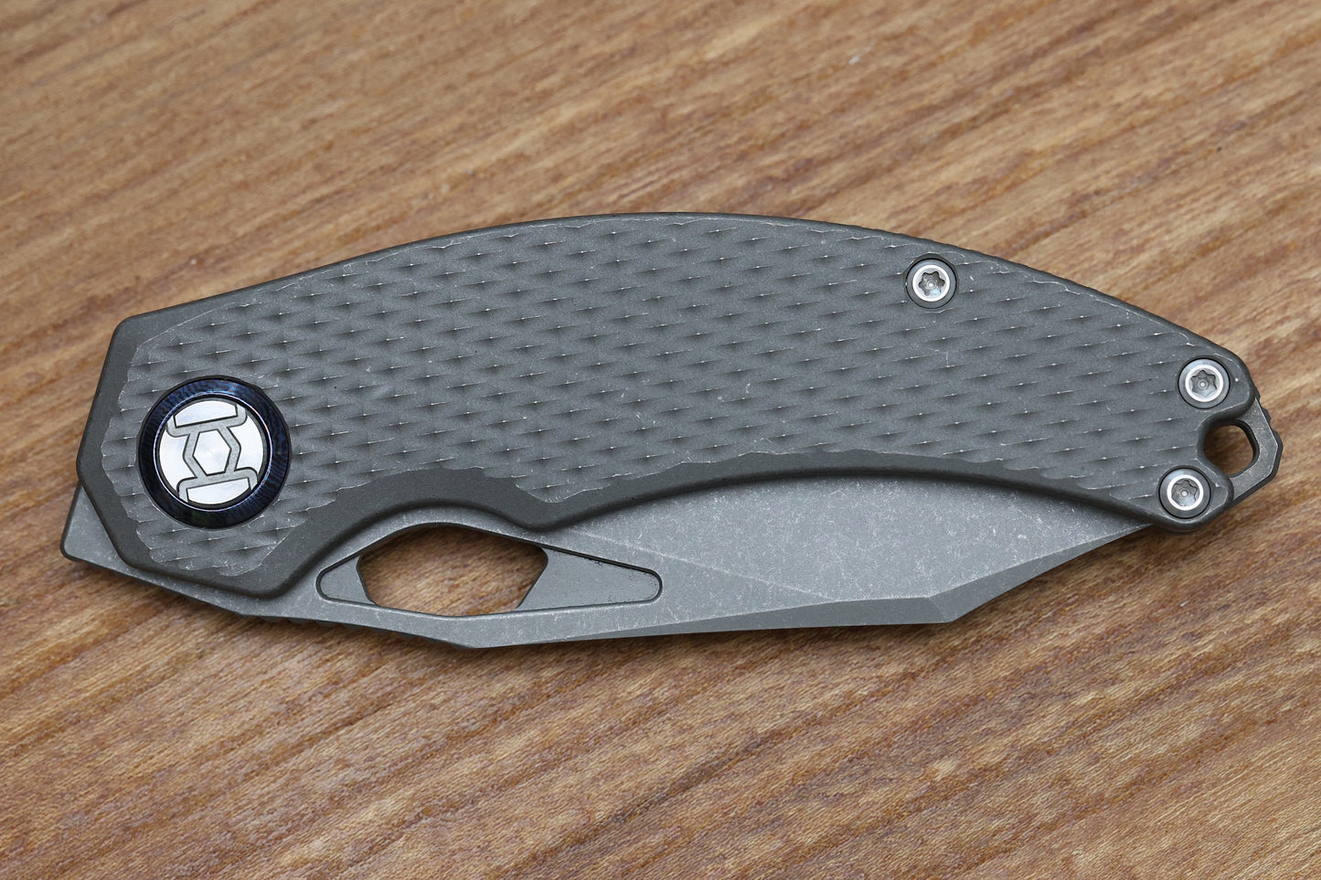 KUNWU COMPADRE DIAMOND TI STONEWASH VANAX BLADE