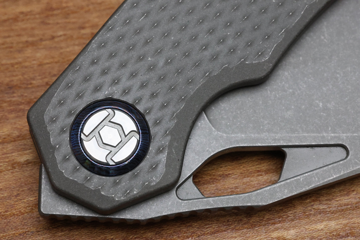 KUNWU COMPADRE DIAMOND TI STONEWASH VANAX BLADE