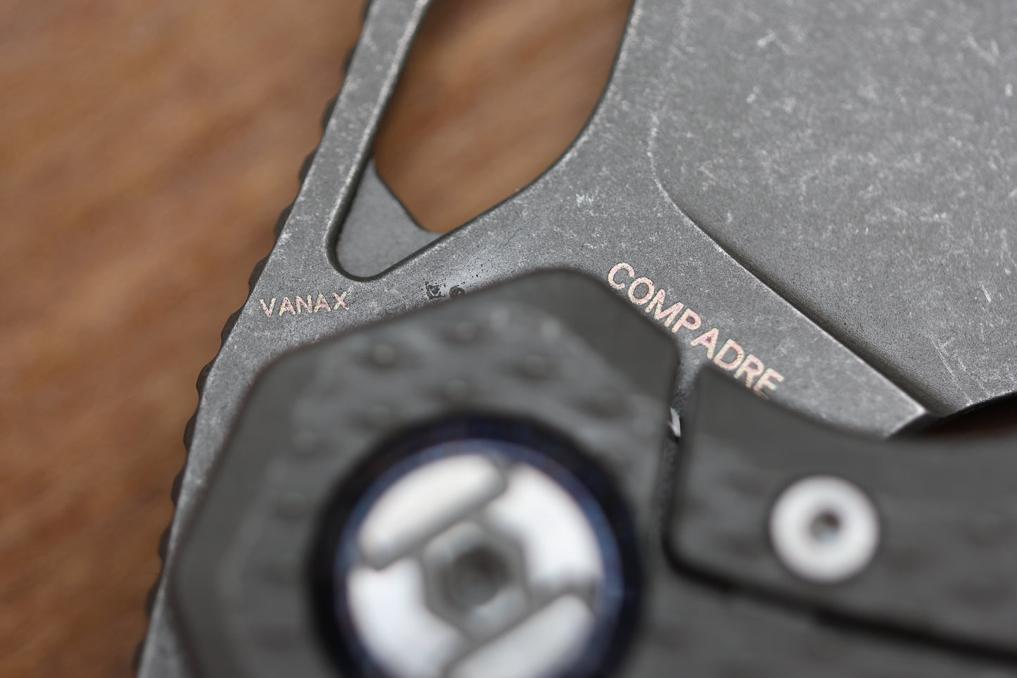KUNWU COMPADRE DIAMOND TI STONEWASH VANAX BLADE