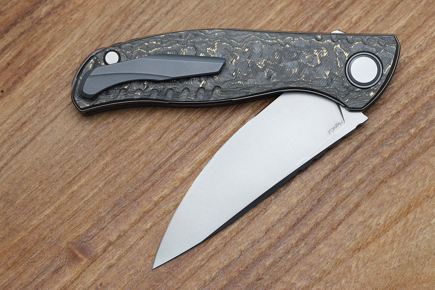 SHIROGOROV F3 MAGNACUT- CCKS SPRING 2025 SHOW EXCLUSIVE SET - HITEX GEAR POKER CHIP - COVA LEATHER POUCH