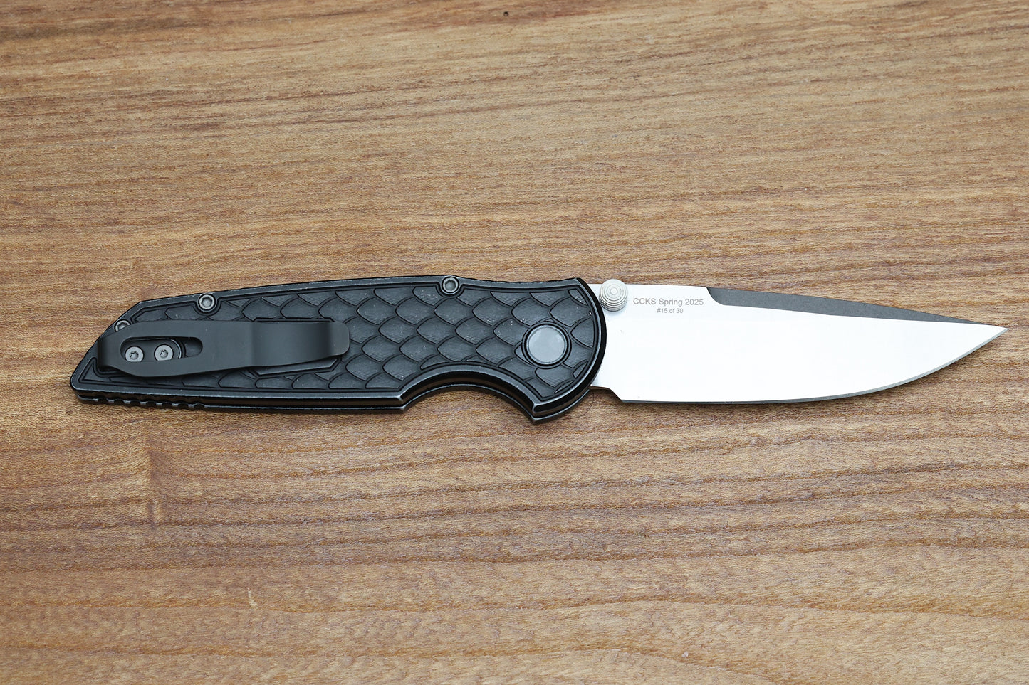 PRO-TECH TR-3 INTEGRITY BLACK BATTLEWORN TEXTURED REPTILE - 2025 CCKS SPRING SHOW EXCLUSIVE