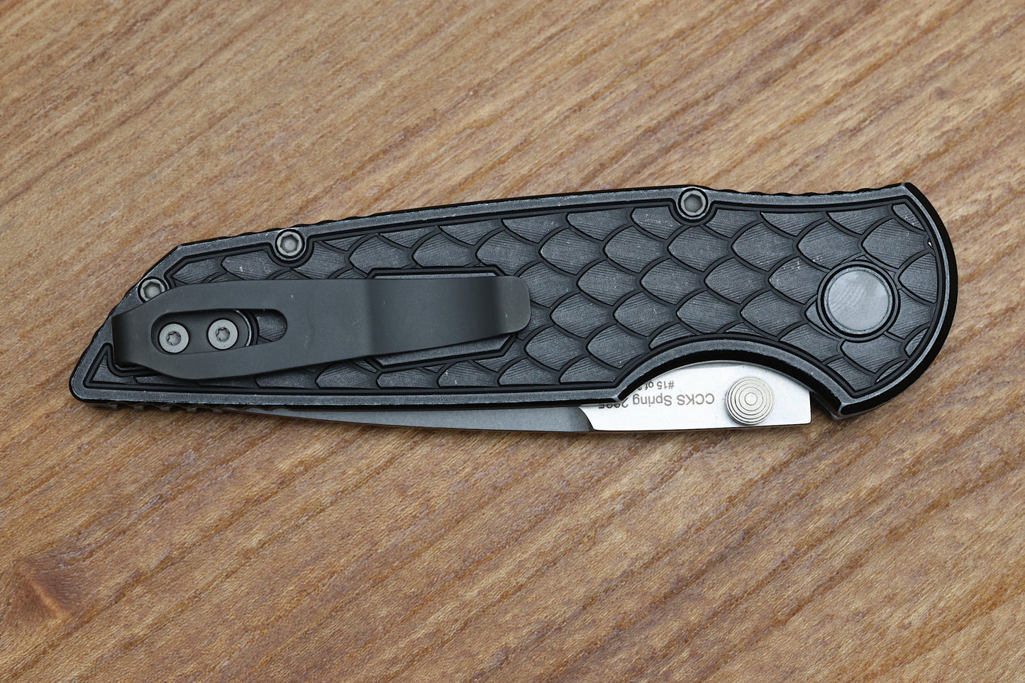 PRO-TECH TR-3 INTEGRITY BLACK BATTLEWORN TEXTURED REPTILE - 2025 CCKS SPRING SHOW EXCLUSIVE