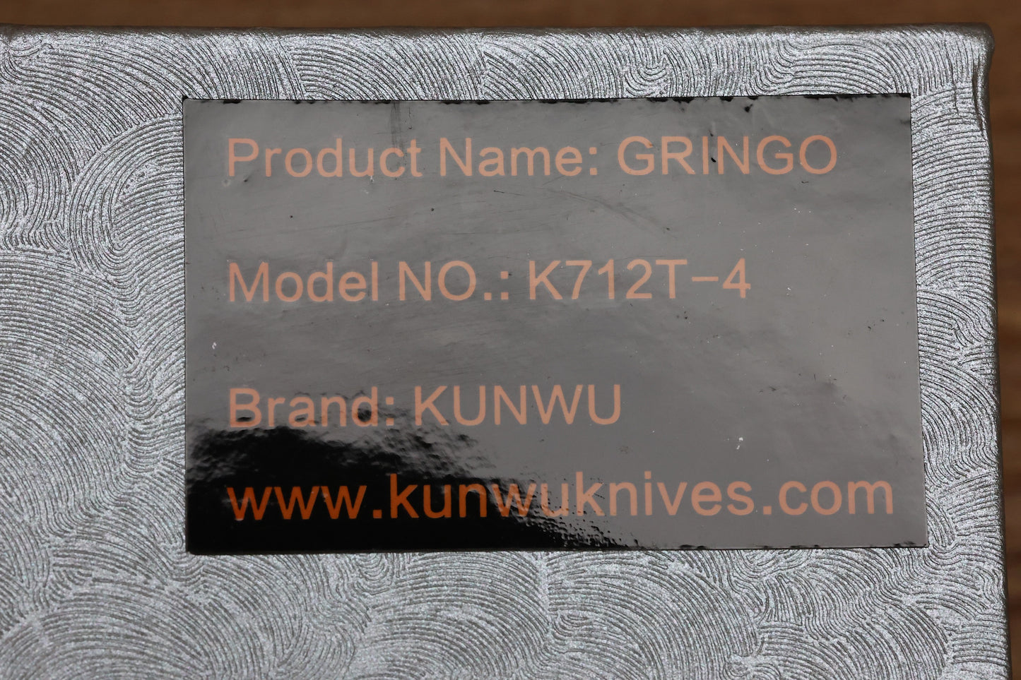 KUNWU GRINGO HONEYDEW BLACK DLC TITANIUM HANDLE S390 BLADE