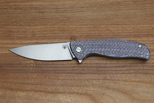 SHIROGOROV F3 - ELMAX BLADE - BLACK ALUTEX HANDLE - MRBS