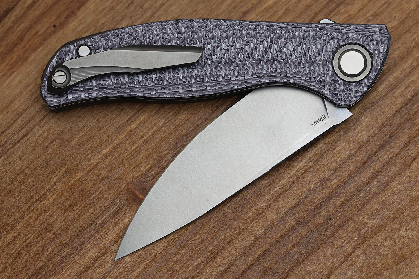 SHIROGOROV F3 - ELMAX BLADE - BLACK ALUTEX HANDLE - MRBS