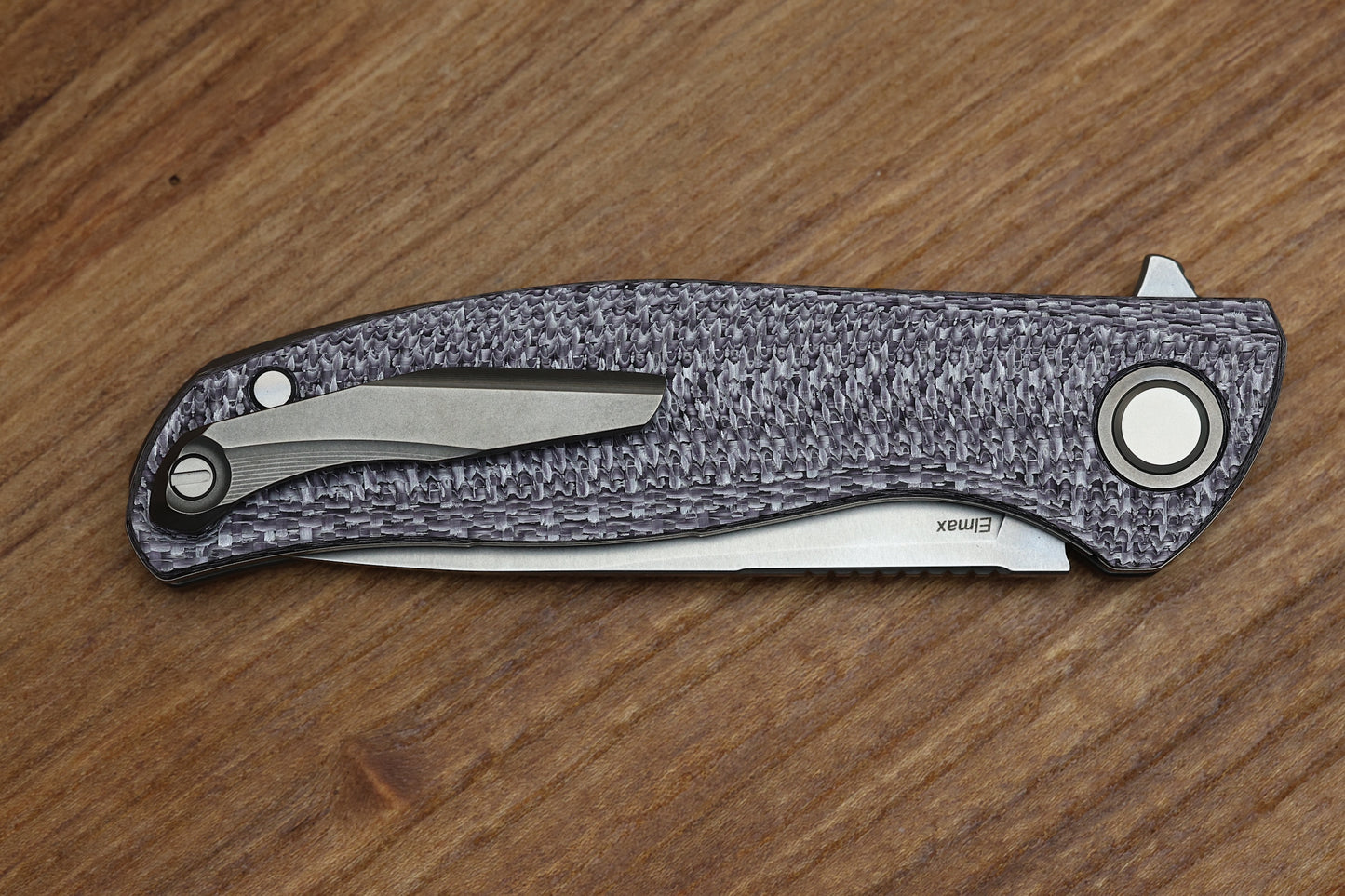 SHIROGOROV F3 - ELMAX BLADE - BLACK ALUTEX HANDLE - MRBS