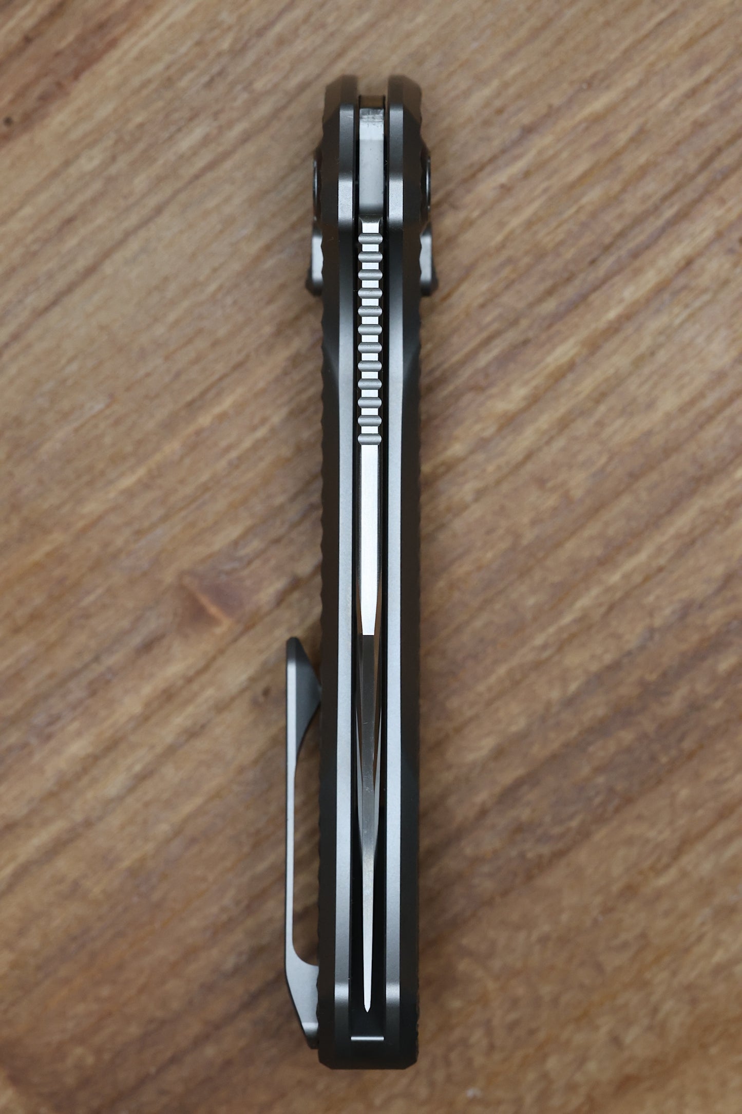 KUNWU KNIVES DJANGO XL DIAMOND TI HANDLES & SATIN ELMAX