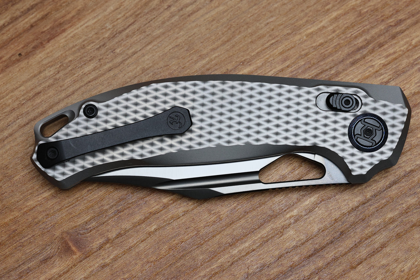 KUNWU KNIVES DJANGO XL DIAMOND TI HANDLES & DLC ELMAX