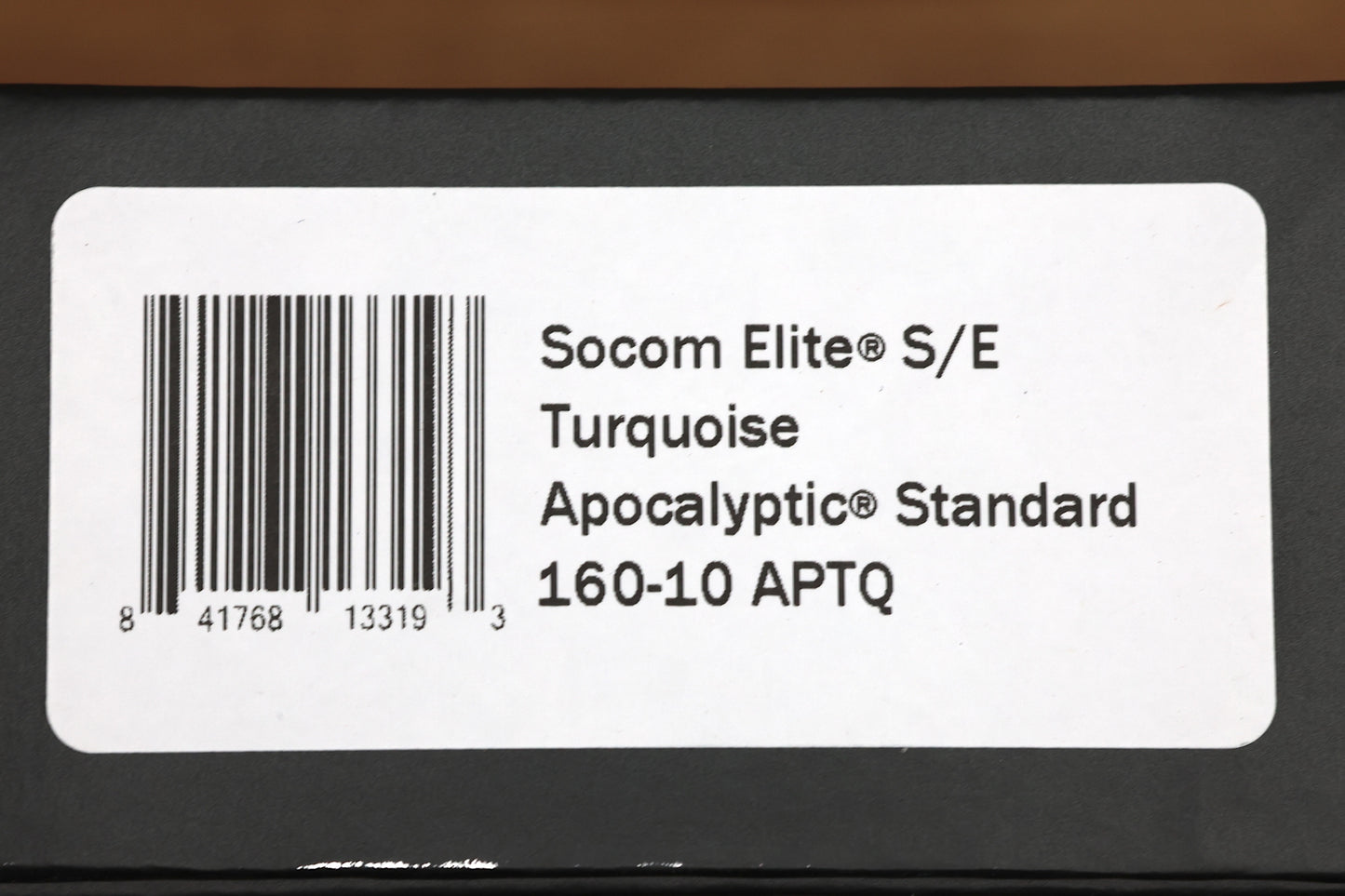 MICROTECH SOCOM ELITE S/E MANUAL TURQUOISE APOCALYPTIC STANDARD 160-10 APTQ