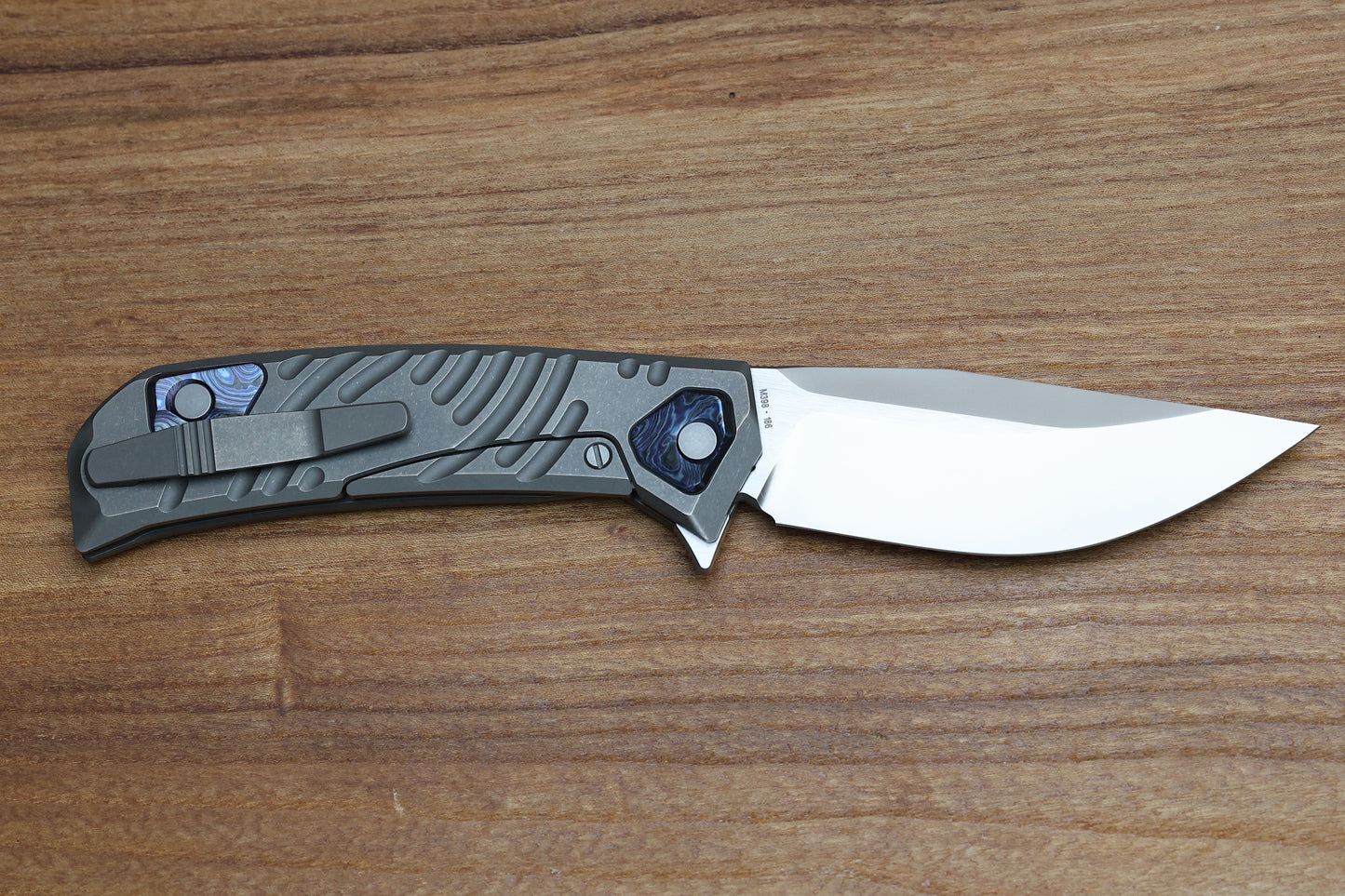 CUSTOM KNIFE FACTORY UMMU DALAWA 2 W/ TITANIUM & M398
