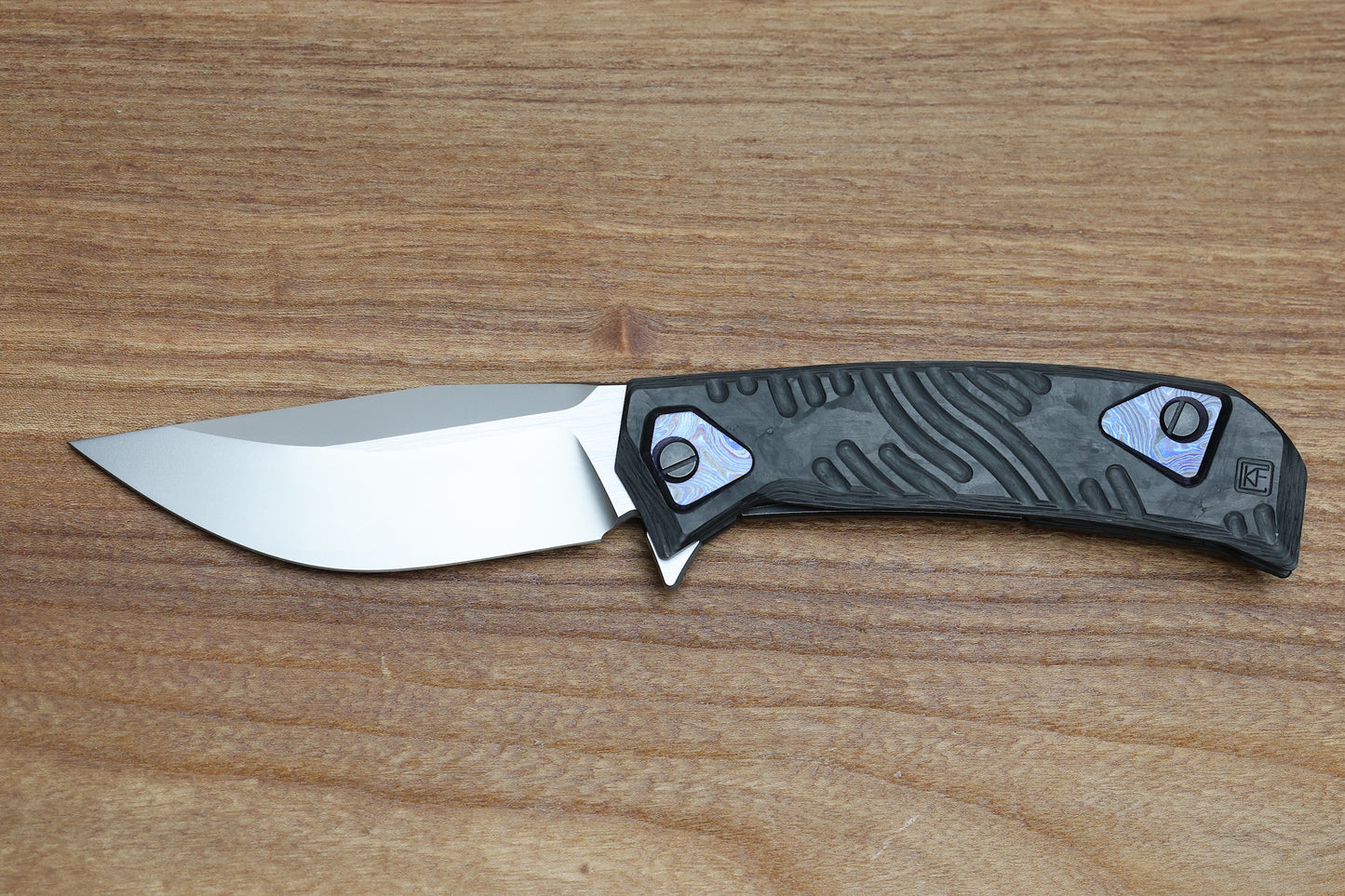 CUSTOM KNIFE FACTORY UMMU DALAWA 2 W/ CARBON FIBER & M398