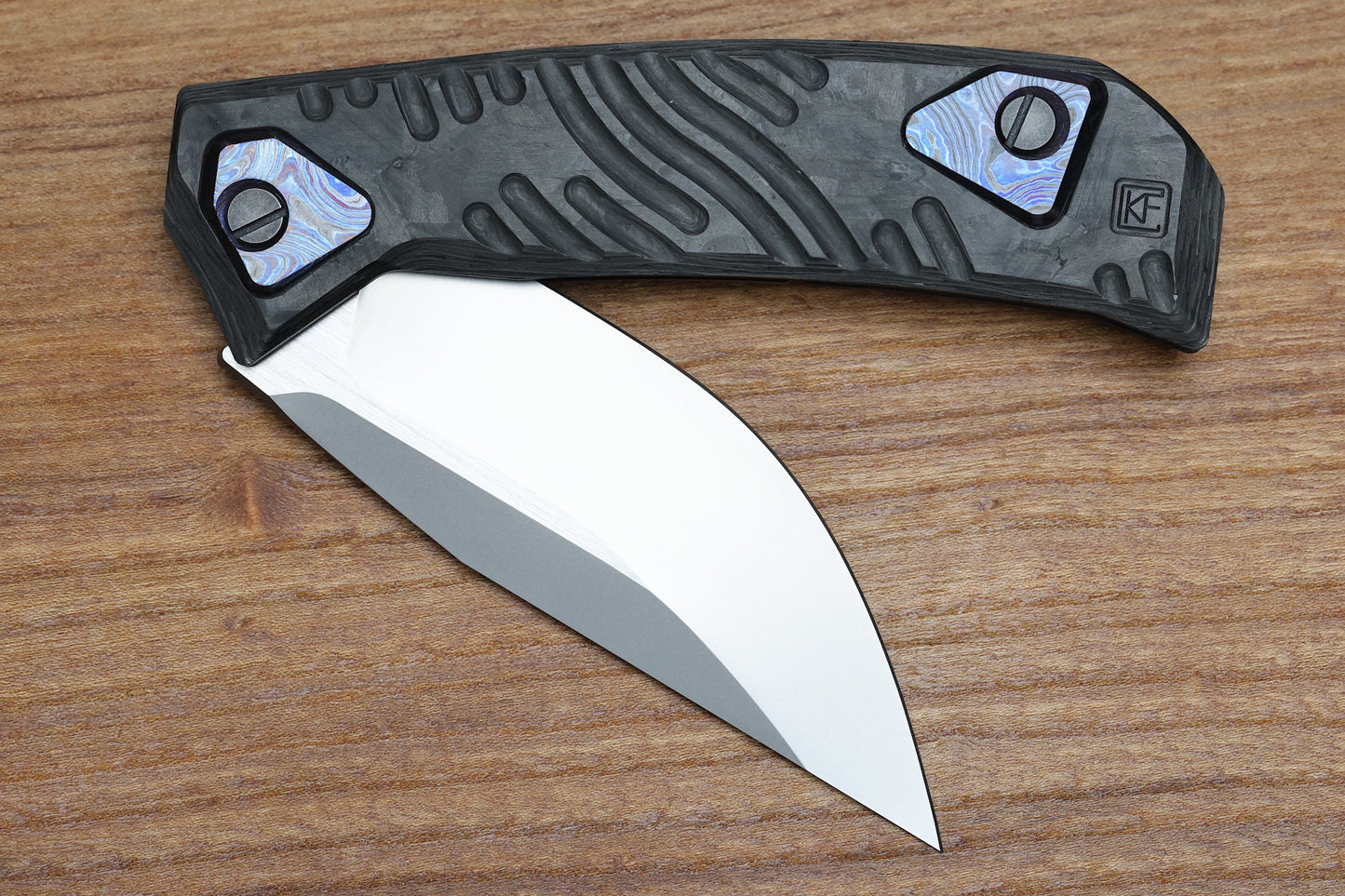 CUSTOM KNIFE FACTORY UMMU DALAWA 2 W/ CARBON FIBER & M398