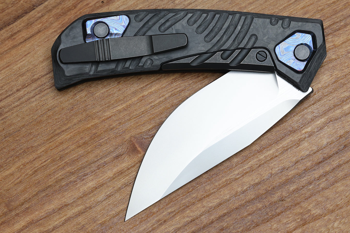 CUSTOM KNIFE FACTORY UMMU DALAWA 2 W/ CARBON FIBER & M398
