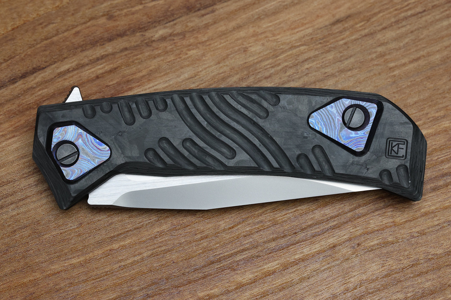 CUSTOM KNIFE FACTORY UMMU DALAWA 2 W/ CARBON FIBER & M398