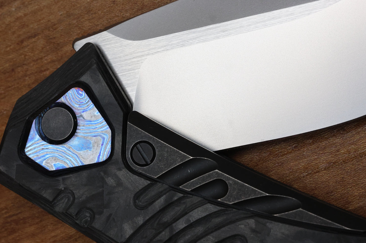 CUSTOM KNIFE FACTORY UMMU DALAWA 2 W/ CARBON FIBER & M398