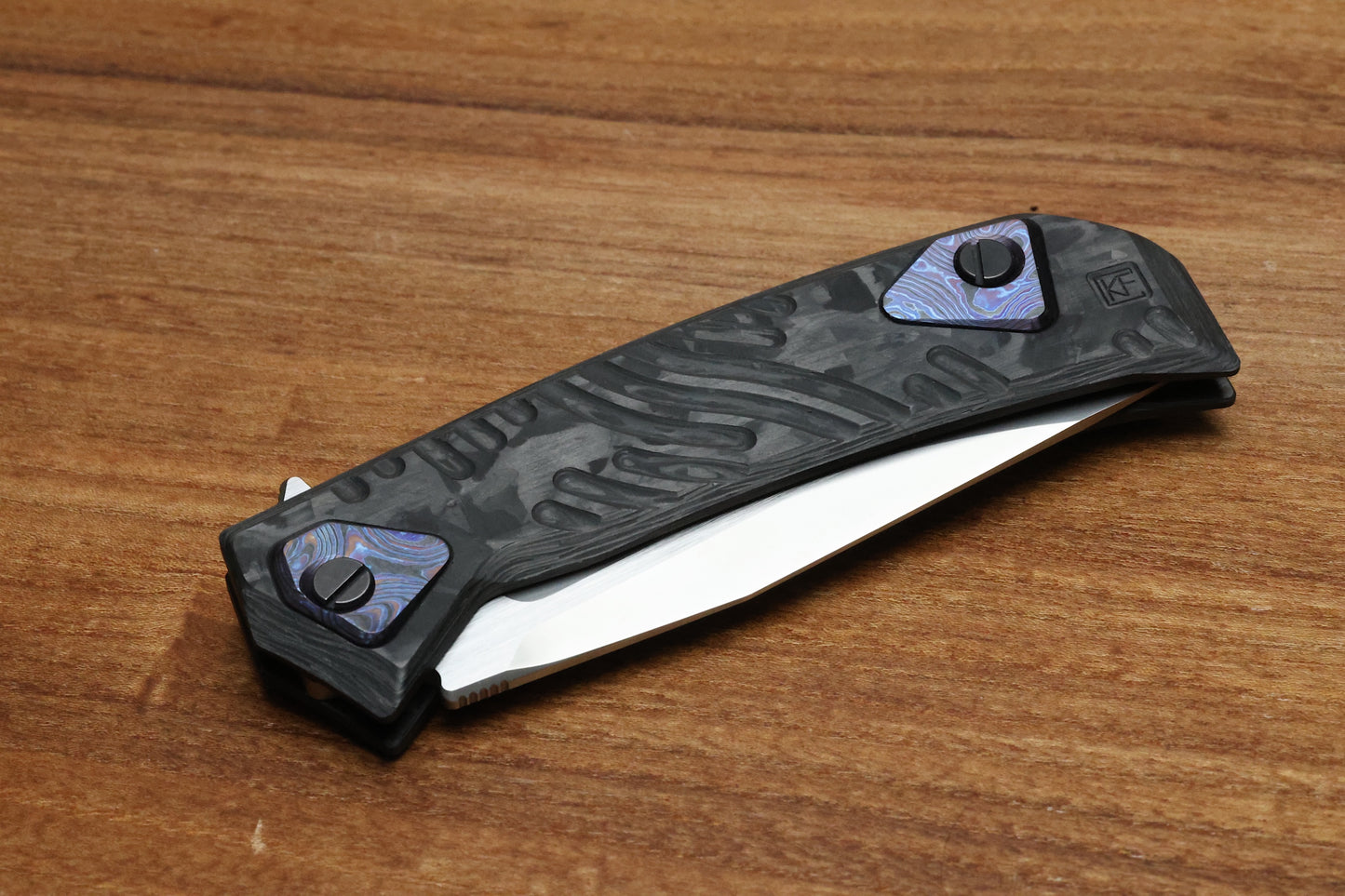 CUSTOM KNIFE FACTORY UMMU DALAWA 2 W/ CARBON FIBER & M398
