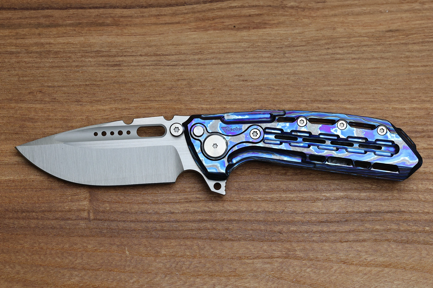 REATE KNIVES TERMINATOR-TX228 FULL CHAD NICHOLS ZIRCU-TI HANDLE M390 BLADE