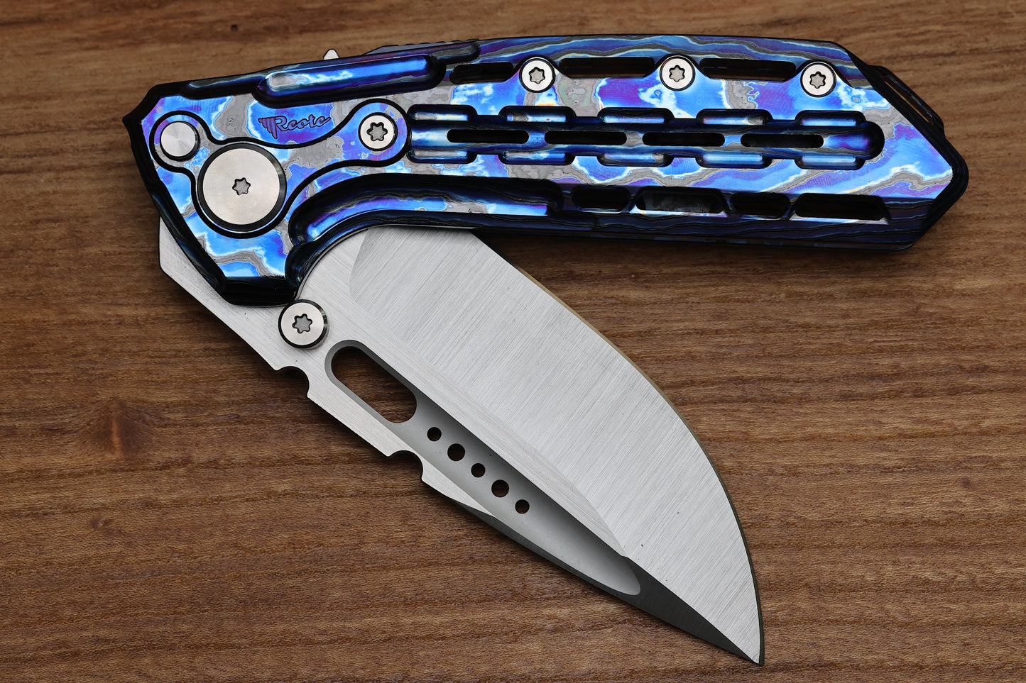 REATE KNIVES TERMINATOR-TX228 FULL CHAD NICHOLS ZIRCU-TI HANDLE M390 BLADE