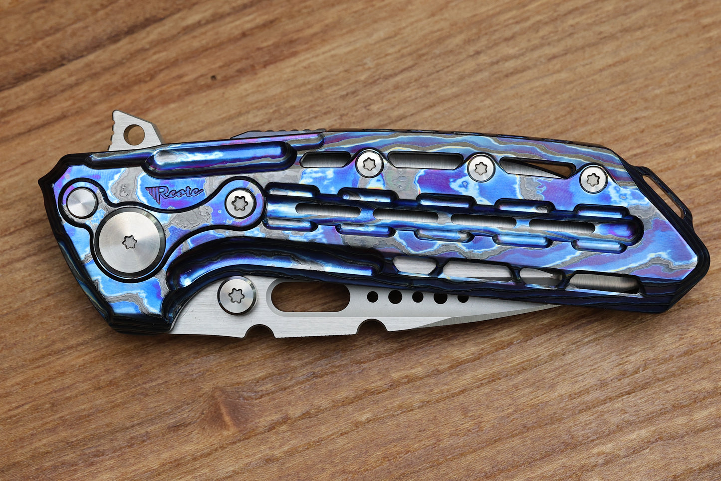 REATE KNIVES TERMINATOR-TX228 FULL CHAD NICHOLS ZIRCU-TI HANDLE M390 BLADE