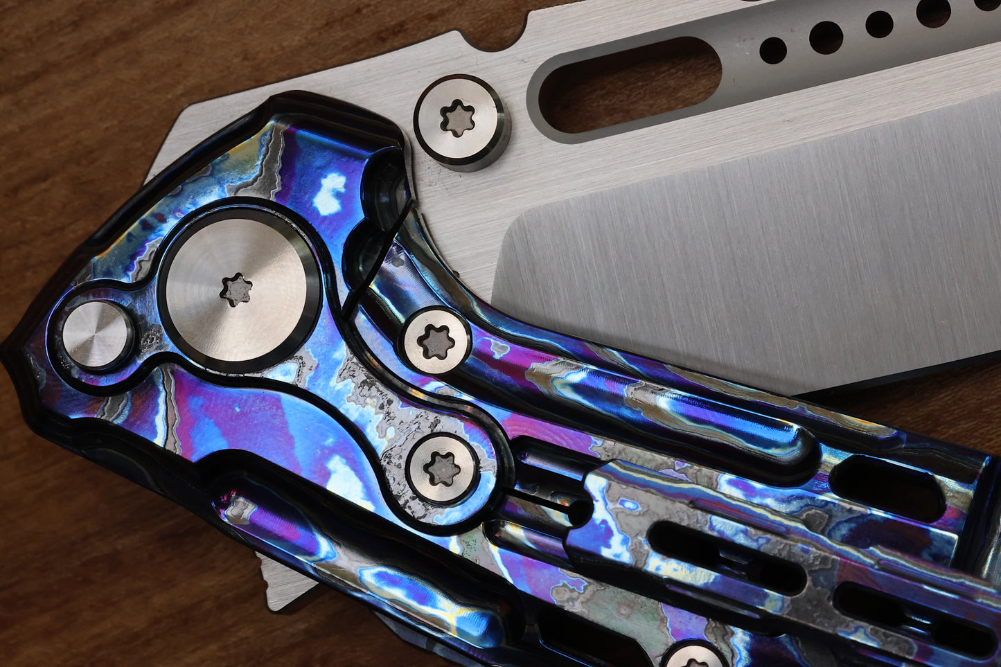 REATE KNIVES TERMINATOR-TX228 FULL CHAD NICHOLS ZIRCU-TI HANDLE M390 BLADE
